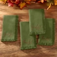 thumbnail image 2 of Fringed Harvest Sentiment Napkins, Set of 4, 2 of 3