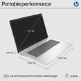 thumbnail image 5 of Ordenador portátil HP HD+ con pantalla HD+ de 17,3" AMD Ryzen 5 7520U, 16 GB de RAM, 512 GB, SSD, 5 of 5