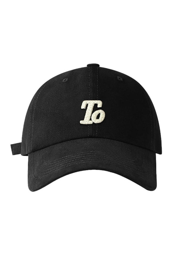 Men's Wide Hat Shade Fashion Casual Letter Embroidered Cap Baseball Cap Cool Hat