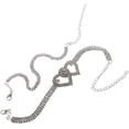 thumbnail image 4 of 2pcs Rhinestone Anklet Chain Heart Anklet Bracelets Heart Shaped Anklets Women Jewelry, 4 of 8