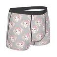 thumbnail image 2 of KLL Beautiful Rabbit1 Men's Cotton Boxer Briefs Underwear-Small, 2 of 8