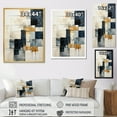 thumbnail image 4 of Designart "Abstract Shapes With Ivory Illusions I" Abstract Shapes Floater Framed Wall Art Living Room, 4 of 5