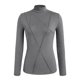 thumbnail image 3 of MHFRRA Camiseta Informal para Uso Diario, Cómoda y Elegante, Ideal para Usar En Capas O Como Outfit. Camiseta Versátil para Cualquier Ocasión, Imprescindible En Tu Armario. Gris, 3 of 4
