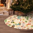 thumbnail image 5 of Defioc Groovy American Western Footwear for Christmas Tree Skirt Snowman Xmas Tree Skirt Farmhouse Christmas Decorations Tree Mat for Holiday Party Decor-30", 5 of 6
