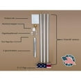 thumbnail image 2 of EZ-Pole EZD13 13 ft. Defender Sectional Flagpole Kit with Swivels, 2 of 3