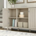thumbnail image 4 of Bush Furniture Salinas Accent Storage Cabinet with Doors, Antique White, 4 of 7