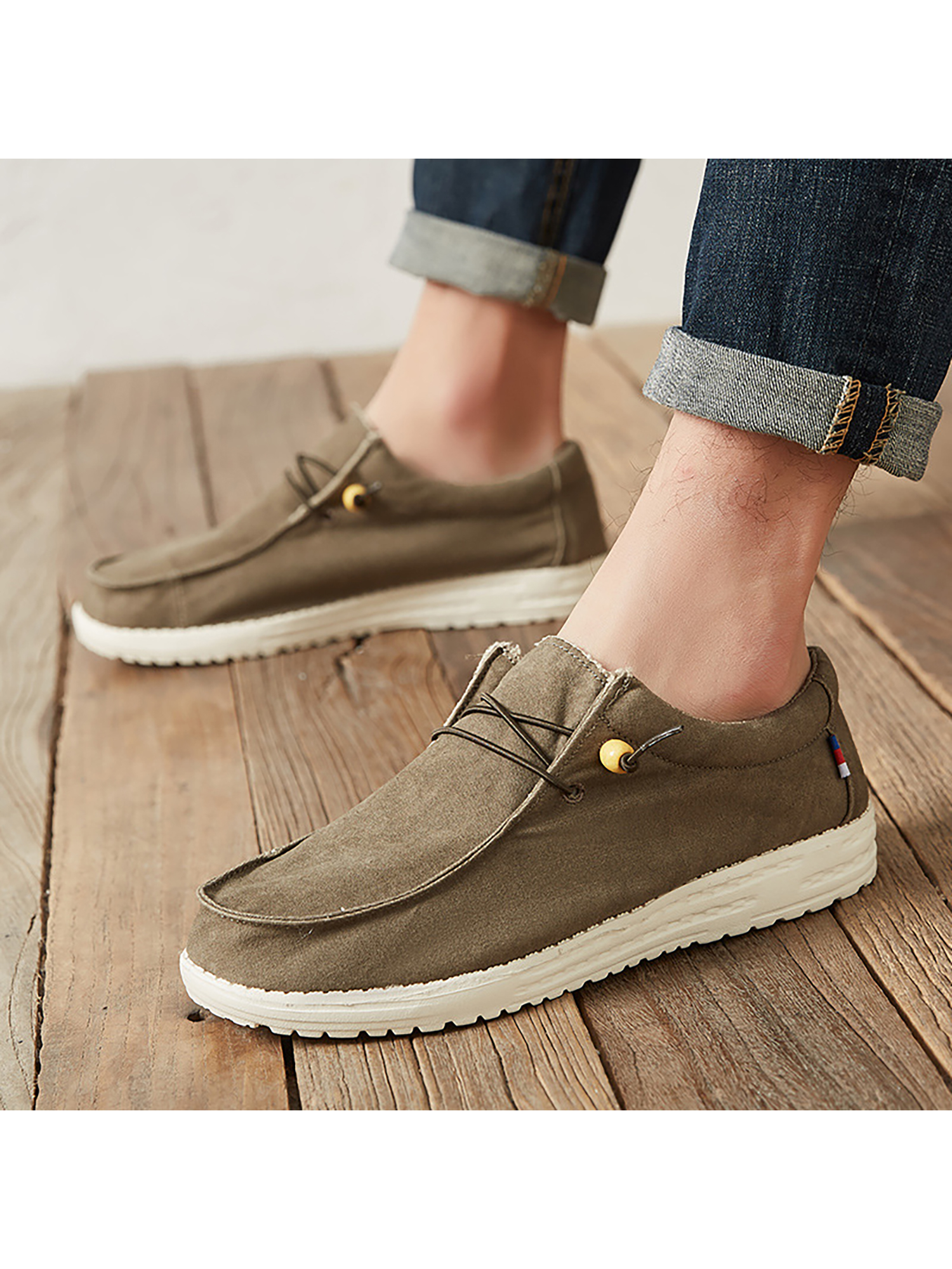  TDA Men's New Knot Suede Driving Loafers Penny Boat Shoes |  Loafers & Slip-Ons