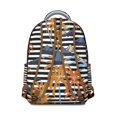 thumbnail image 3 of Roomy Hawaii Tropical Wind Palm Leaves Student Backpack: Durable Lightweight Laptop Daypack with Padded Sleeve for College & High School, Perfect for Commuting, A Fantastic Gift for Women & Men, 3 of 6