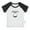 Short Black Raglan T-shirt, variant on Daddy's Little Caddy Funny T shirt For Baby, Newborn Babies T-shirts, Infant Tops, 0-24M Kids Graphic Tees Clothing (Short Black Raglan T-shirt, 0-6 Months)