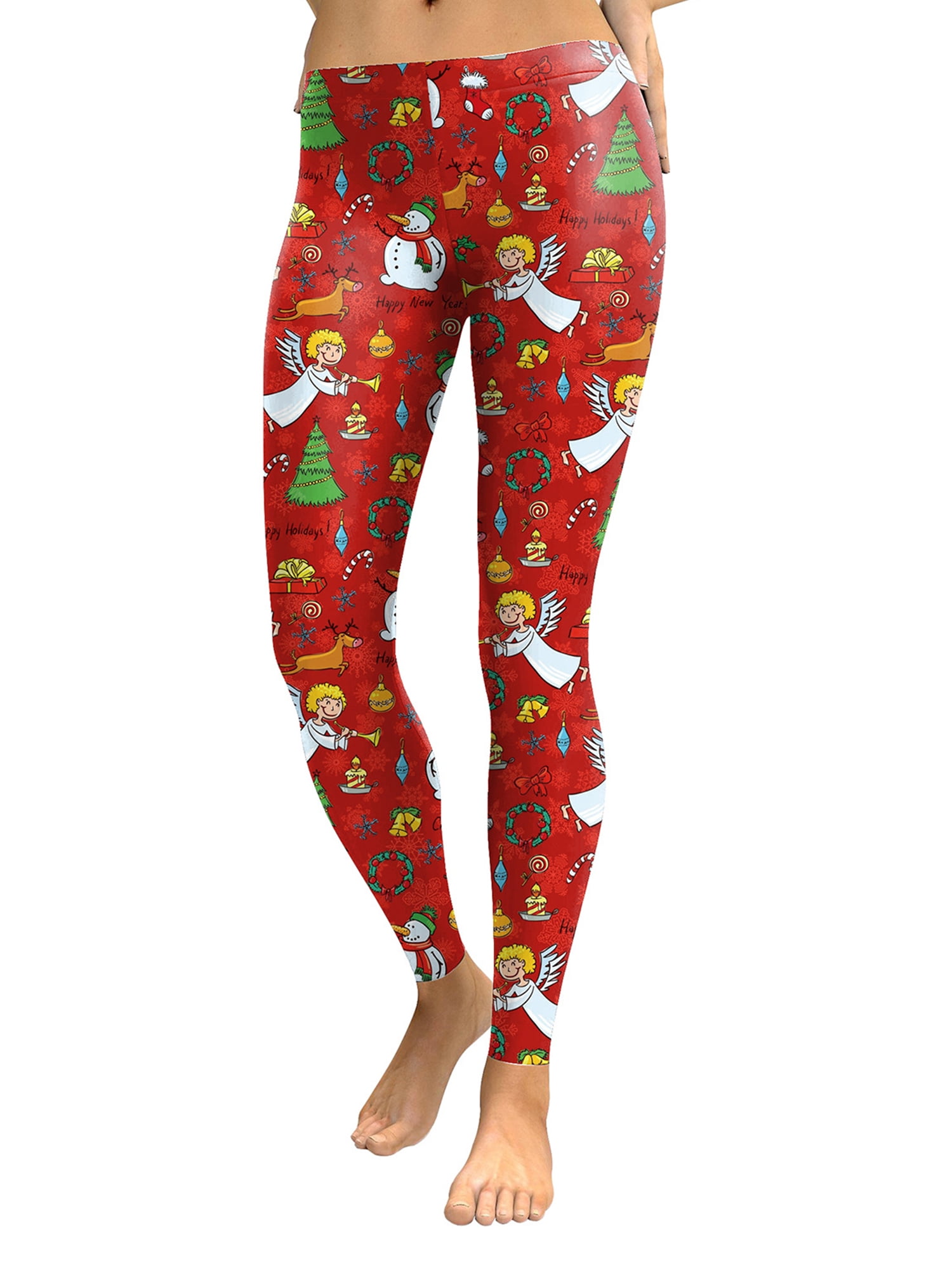 Women's Christmas Leggings Xmas Printed 
