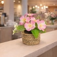 thumbnail image 2 of Deeceymbur Artificial Plants Flower Pot for Home Desktop Decor Living Room Dining Table Spring Summer Centerpiece Festive Easter Theme, 2 of 8