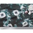 thumbnail image 3 of Soimoi Poly Georgette Fabric Spider Tie-Dye Print Sewing Fabric Yard 52 Inch Wide, 3 of 3
