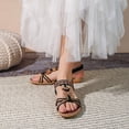 thumbnail image 5 of Womens Orthopedic Shoes, Orthopedic Shoes for Women Wide Width, Walking Shoes Women, Sandals for Women Dressy Summer Flat Casual Open Toe Bohemia Sandals Lightweight Walking Shoes, Black 5, 5 of 9