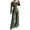 Green, variant on Elegant Office Lady Professional Suit Two Pieces Classic Shawl Lapel Single Button Outfit High Quality Womens Suits Sets