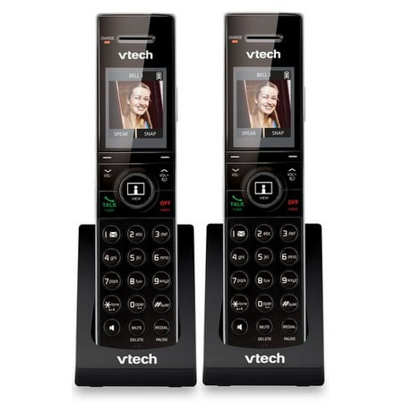 VTech IS7101 Cordless Accessory Handset 1.8 LCD Display w/ HD Voice Clarity & Caller ID (2 (Best Voice Caller Id App For Android)