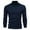 01 Navy, variant on Awdenio Sweaters for Men Casual Slim Fit Knitted Turtleneck Pullover Long Sleeved Loose Sweaters with Twist Patterned
