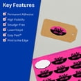 thumbnail image 3 of Avery Oval Scalloped Labels, Neon Magenta, 1-1/8" x 2-1/4", 420ct, 3 of 11