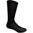 thumbnail image 3 of SOCKS'NBULK 6 Pairs Mens King Size Diabetic Socks for Big & Tall Men, Cotton Crew Diabetic, Nephropathy Socks, 3 of 5