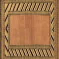 thumbnail image 1 of Ahgly Company Indoor Square Southwestern Brown Country Area Rugs, 5' Square, 1 of 4