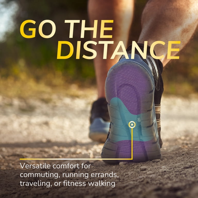 Dr. Scholl's Walk Longer Insoles, Comfortable Plush Foam Inserts