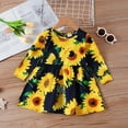 thumbnail image 6 of Esaierr Kids Toddler Dress Little Girls Print Spring Fall Princess Dress Long Sleeve Casual A-Line Party Birthday Skirt Spring Clothes Soft Baby Dress for 1-6Y, 6 of 8