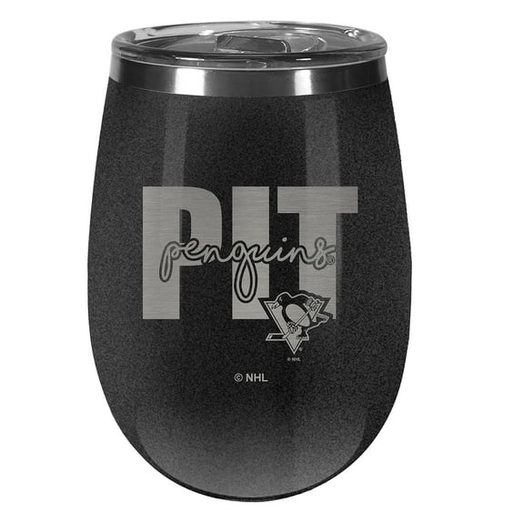 Pittsburgh Penguins 10oz. Onyx Wine Tumbler