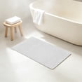 thumbnail image 5 of Zynviq 35.9" X 16.9" Bathroom Rugs Solid Color Bath Rugs Pvc Washable Absorbent Rectangular White Small Rug for Bath, 5 of 6