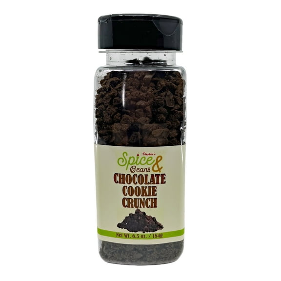 Chocolate Cookie Crunch Ice Cream Topping & Cake Decoration 12oz, by Dasher's Spice & Beans