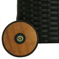 thumbnail image 5 of vidaXL Garden Storage Box Black 120x65x61 cm Poly Rattan, 5 of 5