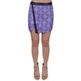 thumbnail image 1 of Lush Diamond Pattern Formal Overlap Jacquard Structured Sexy Mini Skirt, 1 of 4