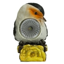 Ikohbadg Solar Garden Decoration, LED Lights Garden Statues with 360° Rotating Head for Outdoor Spaces, Energy Efficient Solar Power Lawn Ornaments for Bird Lovers and Evening Gatherings
