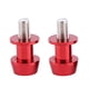 thumbnail image 3 of 1 par de carretes s de motocicleta de aluminio CNC rojo para nuevo 8mm Cola Carretes deslizantes del brazo giratorio, 3 of 8