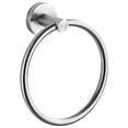 thumbnail image 2 of Anneau Porte-Serviette en Acier Inoxydable pour Salle de Bain Noir 2 Pcs, 2 of 8