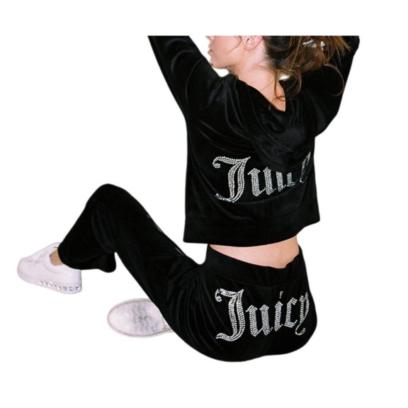 Women’s Casual Tracksuit Two Piece Set Zip Up Hooded Jacket Flare Pants Soft Velour Lounge Outfit Athletic Streetwear Matching Set