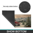 thumbnail image 7 of 2 Pieces Of Kitchen Rugs and Mats Non Skid Washable Merry Christmas (5) Kitchen Mat,Floor Cushion Waterproof Rug,Rubber Backed Area Rugs for Laundry 47*17+30*17, 7 of 7
