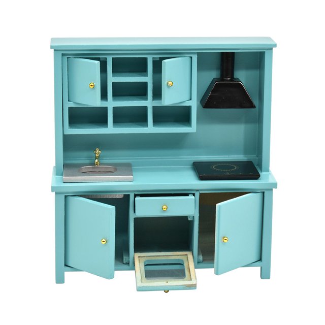 Casa de muñecas Muebles Casa de muñecas Accesorios de cocina Madera para