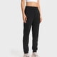 thumbnail image 2 of Pantalones de salón deportivos con cintura elástica, pantalones de correr para mujer, pantalones de entrenamiento para yoga, pantalones deportivos con bolsillos, negro S, 2 of 6