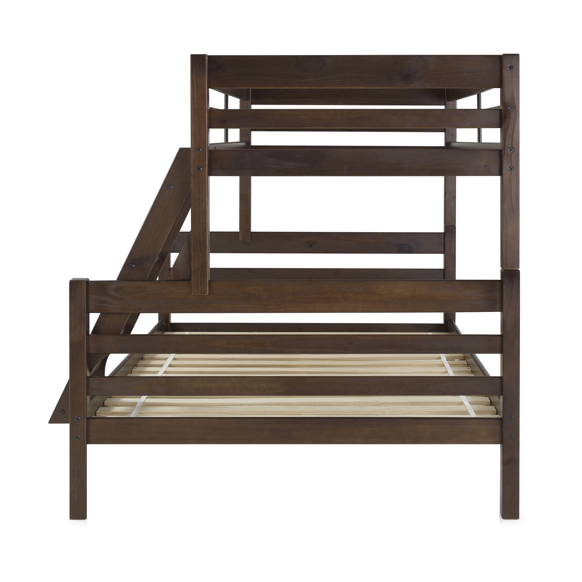 Andy Twin over Full Bunkbed - Walnut Color