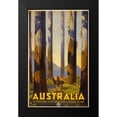 thumbnail image 2 of Vintage Apple Collection 16x24 Black Modern Framed Museum Art Print Titled - Australia Trees, 2 of 5
