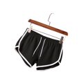 thumbnail image 6 of Lenpel Women's Booty Running Shorts 3 Pc Soft Comfy Elastic Waist Drawstring Yoga Lounge Shorts Athletic Workout Shorts, 6 of 7