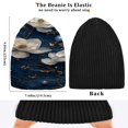 thumbnail image 4 of BZSMCE Winter Beanie Hats Warm Cozy Cap Celestial Blossoms Pattern, 4 of 7