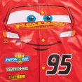 thumbnail image 2 of Disney Pixar Cars Lightning McQueen Toddler Boys Raglan Waterproof Rain Jacket Red 2T, 2 of 5