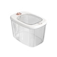 thumbnail image 1 of Guardoinrt Restaurant Timed Fresh Rice Bucket Easy To Store Doesn T Up Space Time Keeping Press Rice Bucket White 10kg, 1 of 6