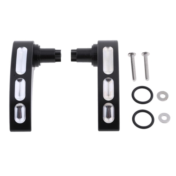 1 de Manijas de Levantador de de Motocicleta, Manijas de Levantador de Tapa para Motocicletas, Accesorios de Repuestos Negro 2
