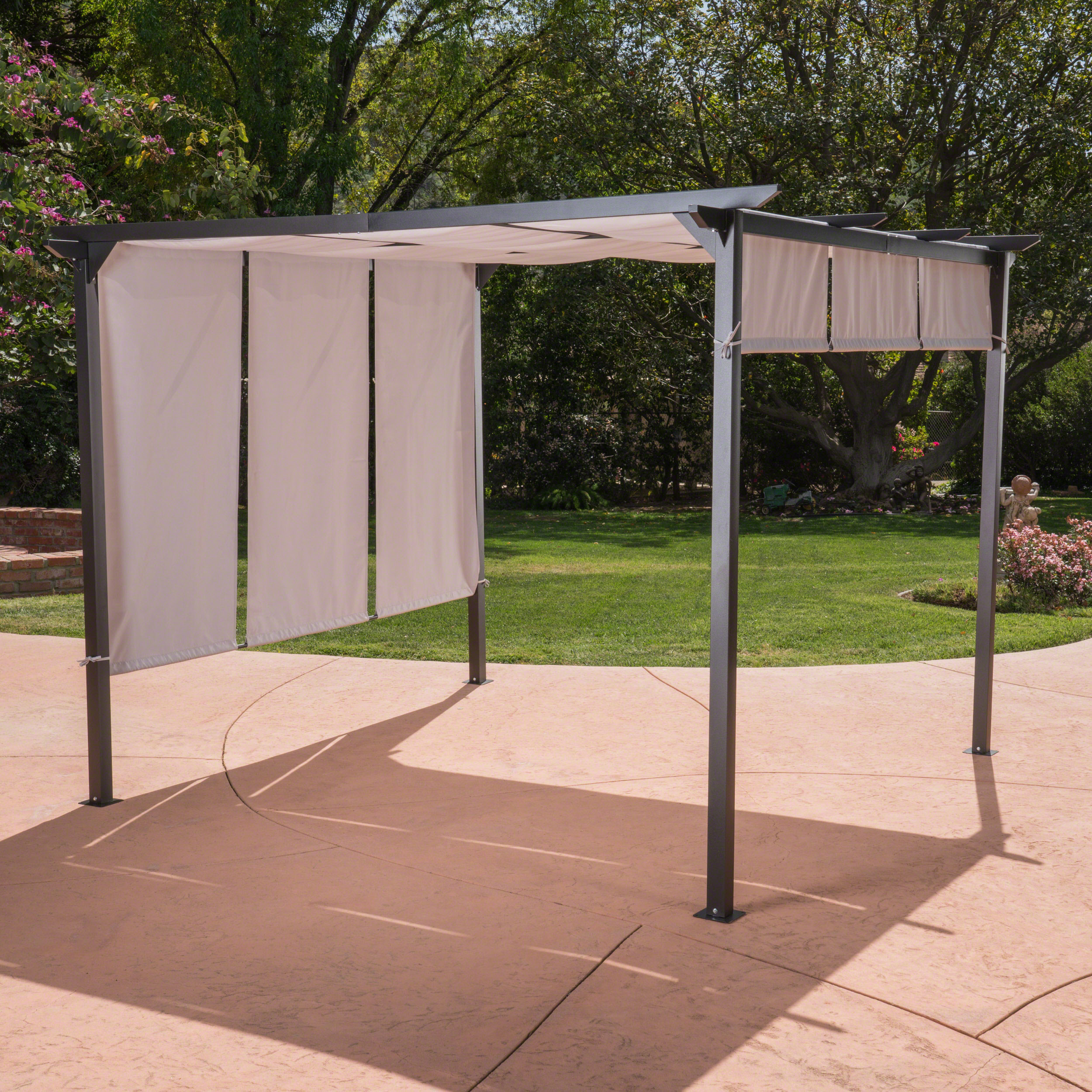 GDF Studio Dione Outdoor Steel Framed 