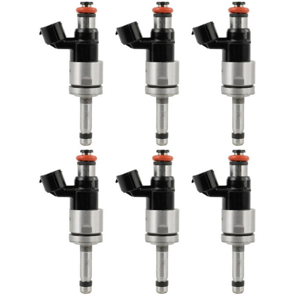 SCITOO 6PCS Fuel Injectors Replacement For 2020-2022 For Ford For Explorer, For 2020-2022 For Lincoln For Aviator OEM FJ1547, L1MZ9F593A, L1MZ9F593B 6 Holes
