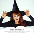 thumbnail image 3 of 10pcs Halloween Hatch Black Hats Halloween Atmósfera Decoraciones Suministros de fiestas de Halloween, 3 of 5
