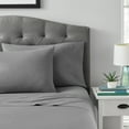 Mainstays 300 Thread Count Solid Soothing Gray CVC Cotton Blend Flat