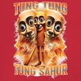 thumbnail image 3 of Tung Tung Tung Sahur T-Shirt Fun Italian Brainrot Gen Z Alpha Meme Women's Tee, 3 of 7