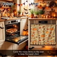 thumbnail image 2 of Farmhouse Oven Skirt Curtain, Cotton‑Blend Fall Pumpkin Coffee Cup Stove Curtain, Self‑Adhesive Oven Curtain Skirt 30 x 25.2 Inch, 2 of 9